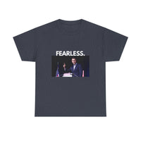 Charlie Kirk "Fearless" Tee – Unisex 100% Cotton T-Shirt | Bold Statement, Everyday Comfort