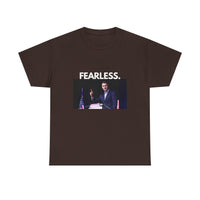 Charlie Kirk "Fearless" Tee – Unisex 100% Cotton T-Shirt | Bold Statement, Everyday Comfort