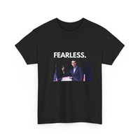 Charlie Kirk "Fearless" Tee – Unisex 100% Cotton T-Shirt | Bold Statement, Everyday Comfort