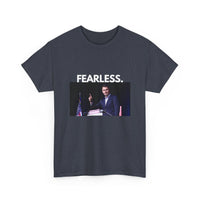 Charlie Kirk "Fearless" Tee – Unisex 100% Cotton T-Shirt | Bold Statement, Everyday Comfort